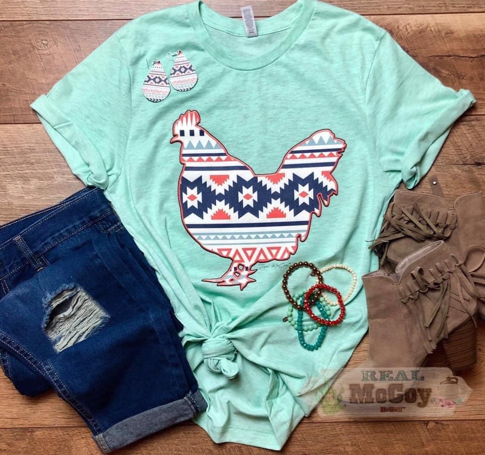 Aztec Chicken Tee
