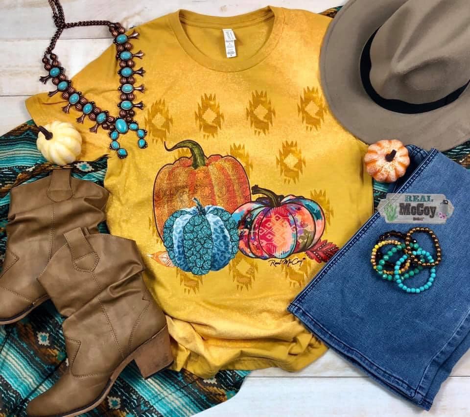 Aztec Pumpkin Trio Tee