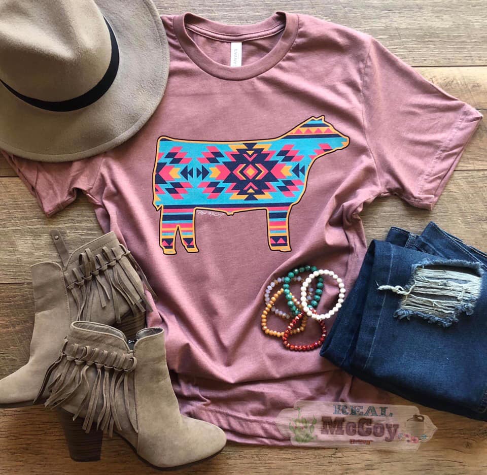 Aztec Steer Tee