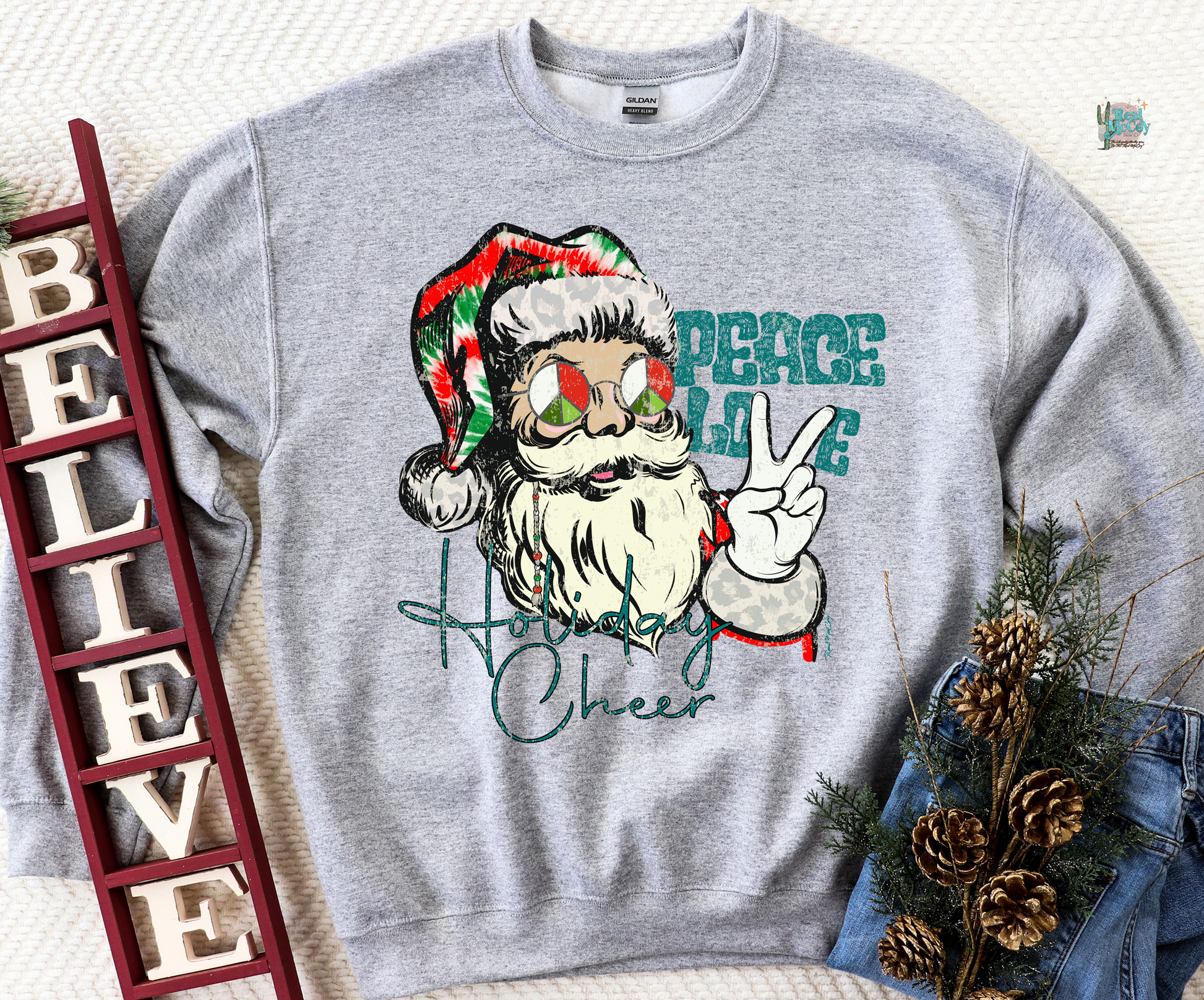 Hippie Santa (Tee & Sweatshirt Options)