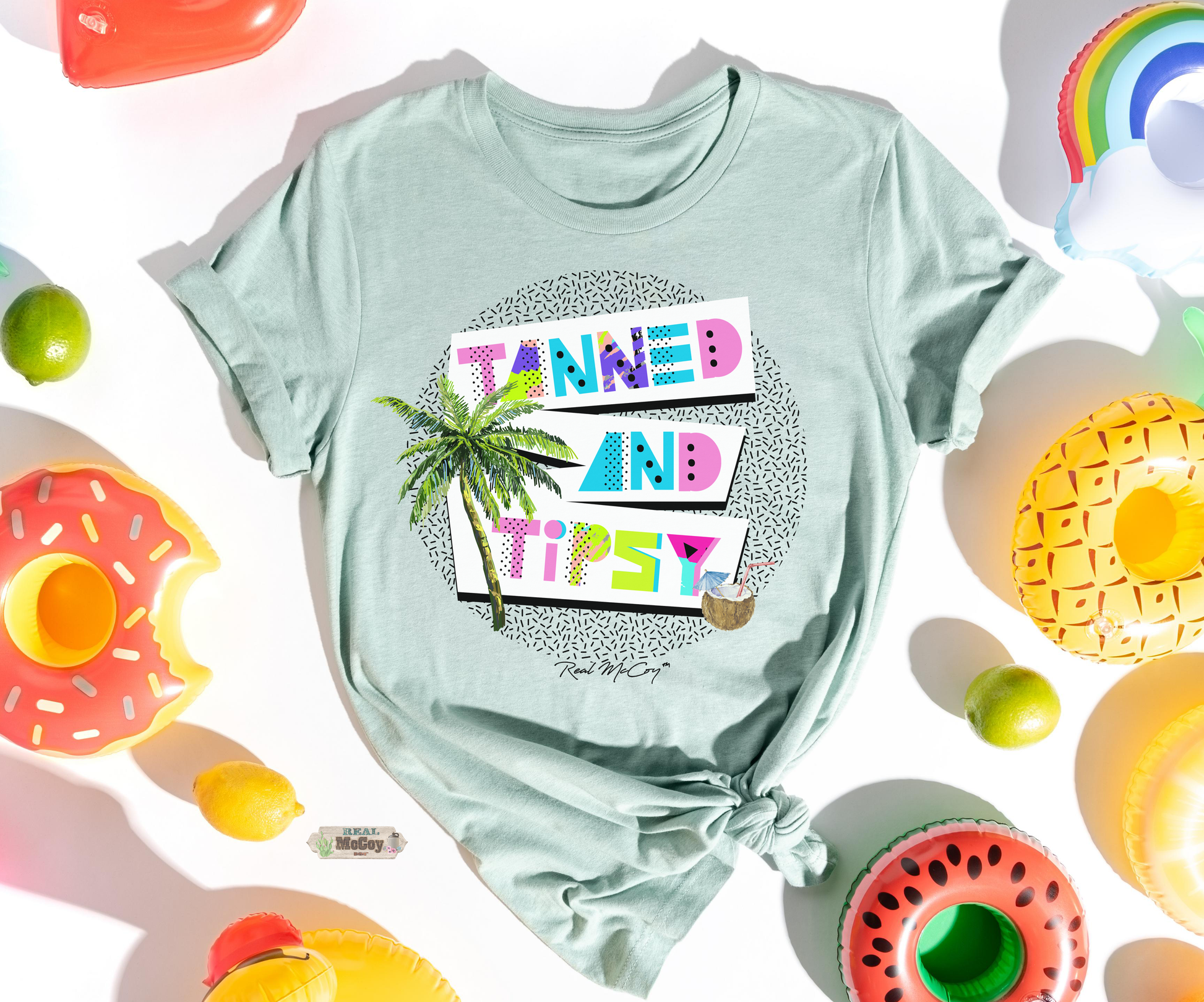 Tanned & Tipsy Tee (V Neck & Crew)