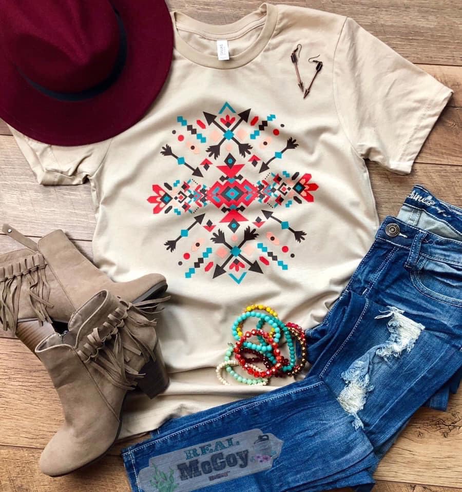 Aztec Arrows Tee