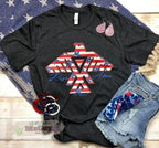 Vintage Patriotic Rise Above Tee (Bleach & NO Bleach Options)