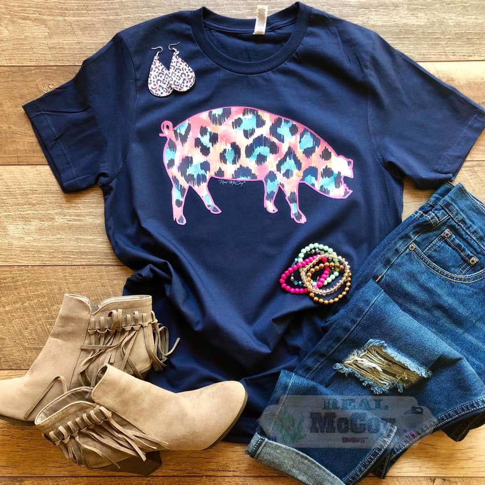 Pink Pastel Pig Tee