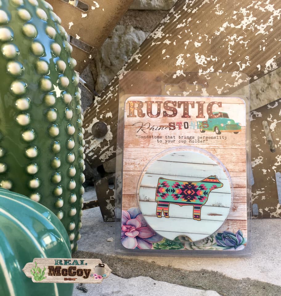 Aztec Steer Rustic RhineSTONE™