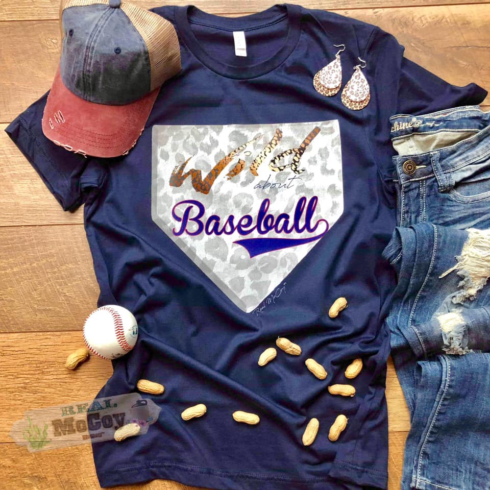 Wild About Baseball Tee
