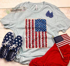 Leopard Flag Tee (Color options)