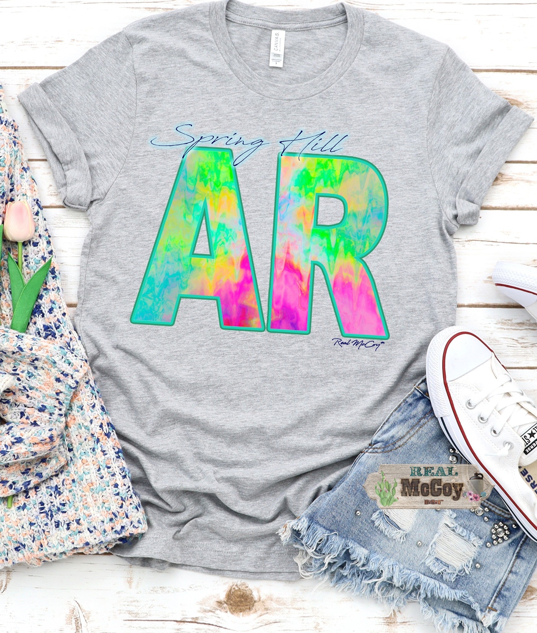 Tie Dye City/State Tee