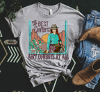 Ain't A Cowboy Tee (Color Options)