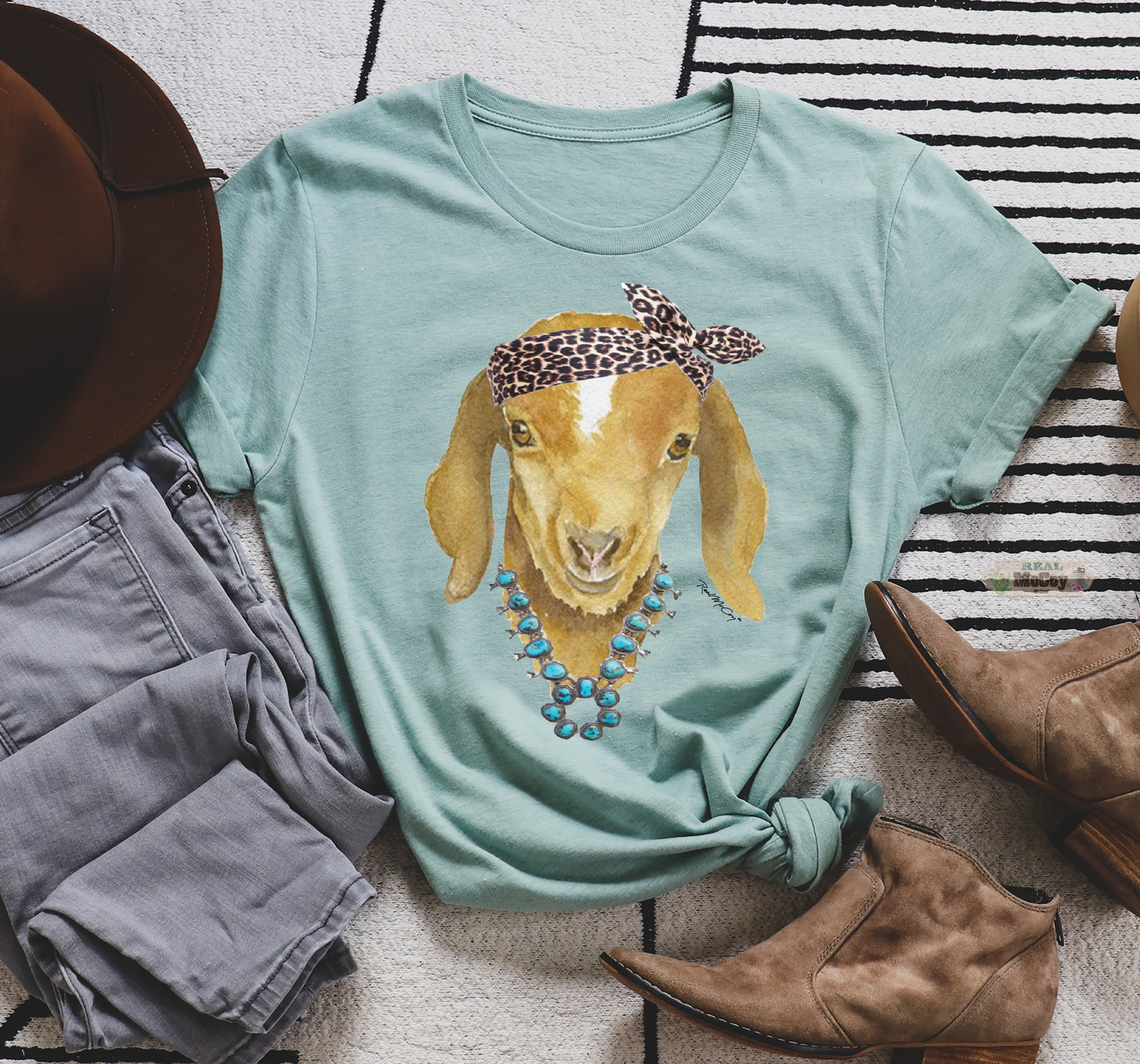 Blossom Goat Tee