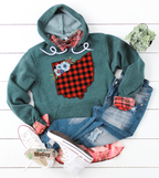Winter Plaid State Hoodies (Color options)