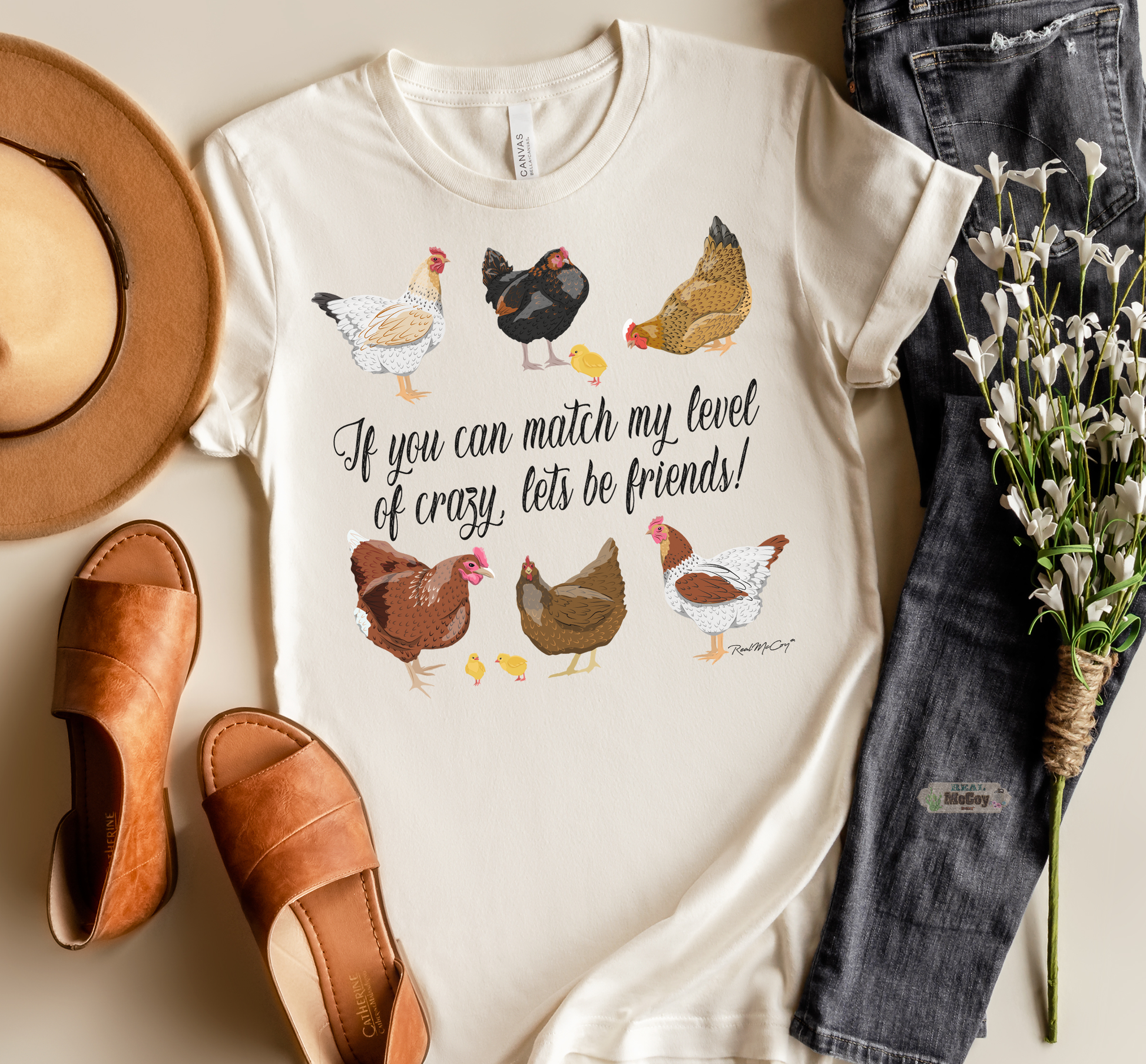 Crazy Chicken Lady Tee