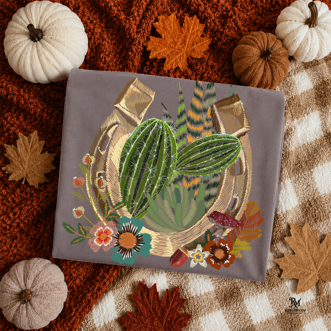 Fall Horseshoe Tee