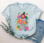 Fiesta Floral Shirt (Color/Style Options)