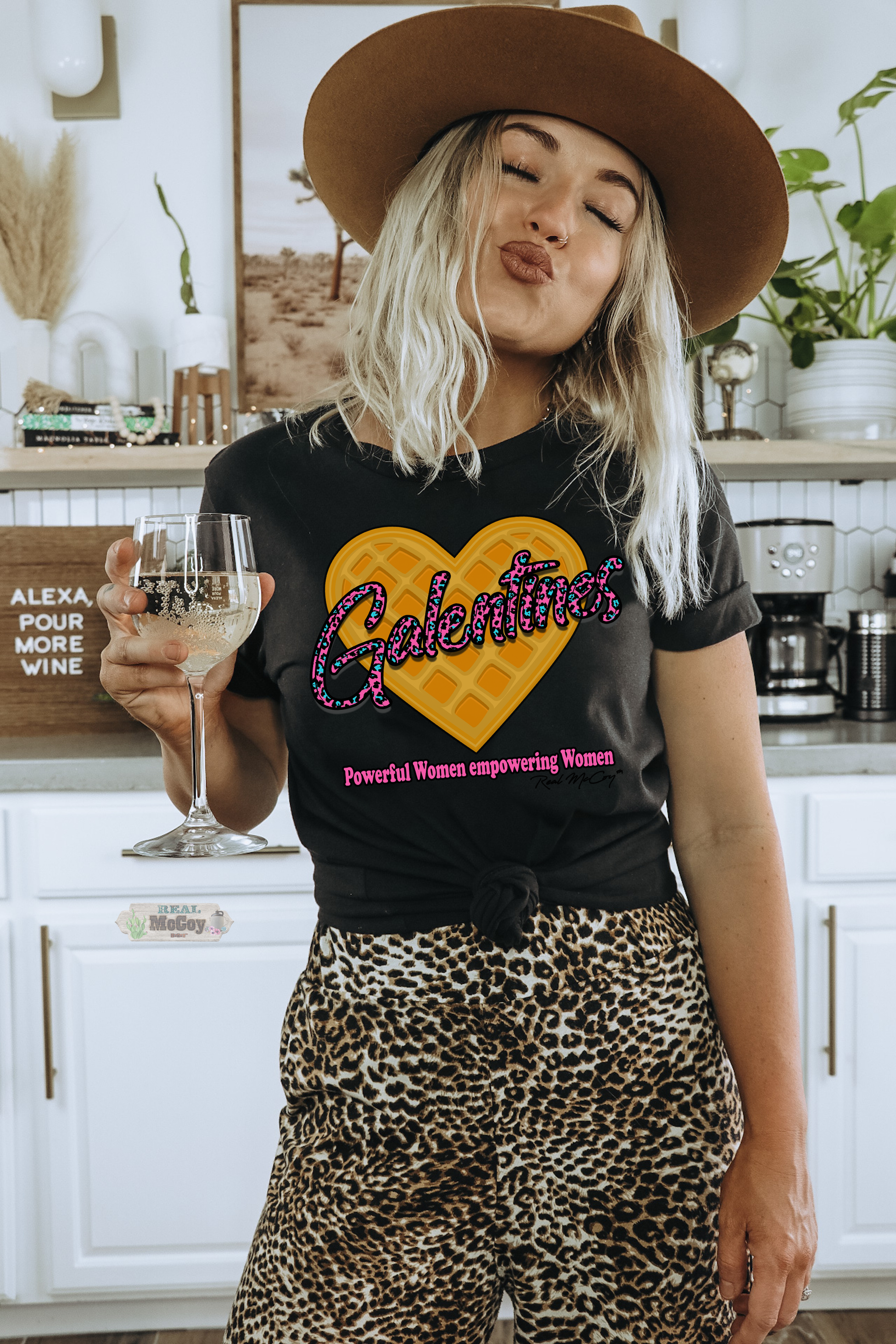Galentines Waffle Tee