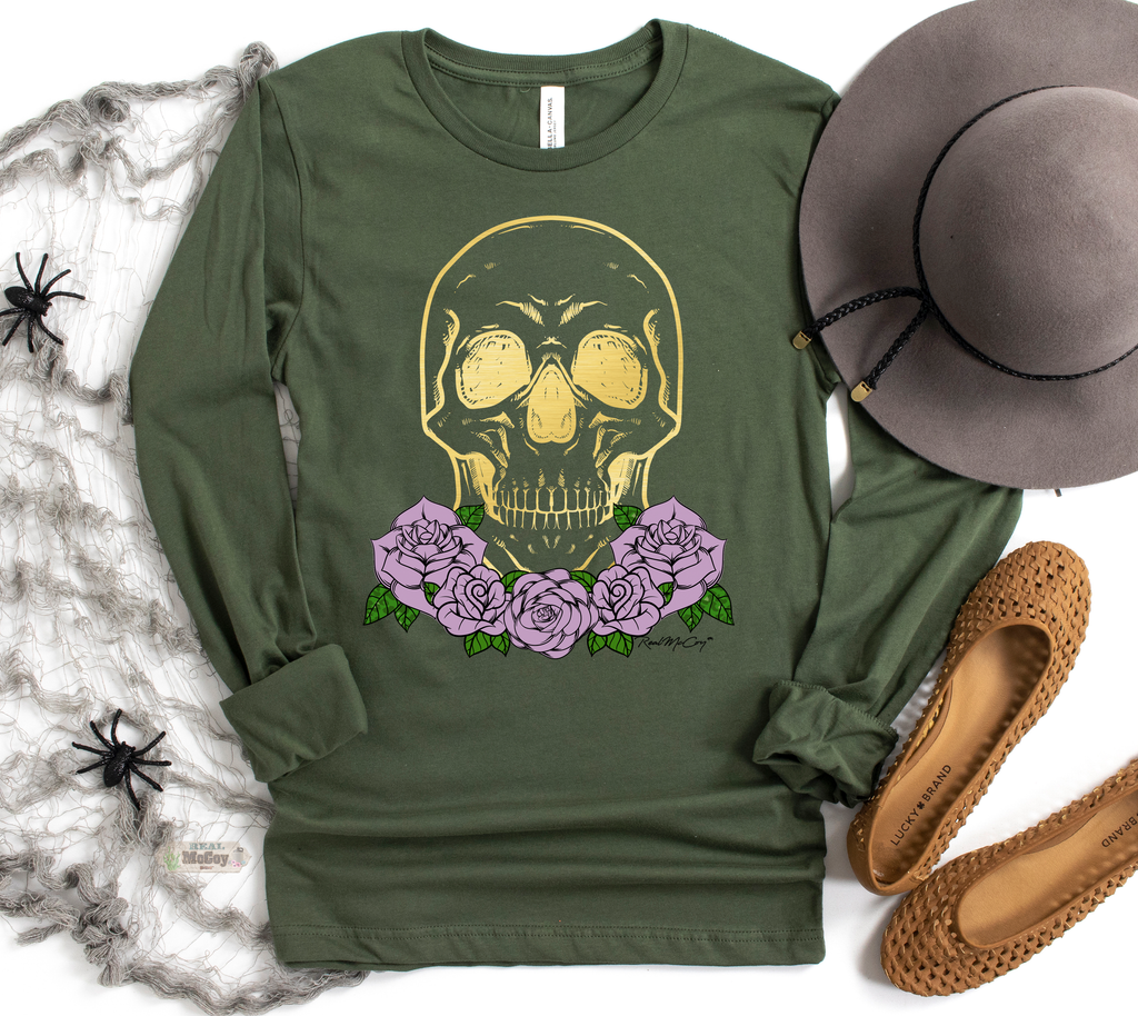 Gold Skull (Long Sleeve & Tee)