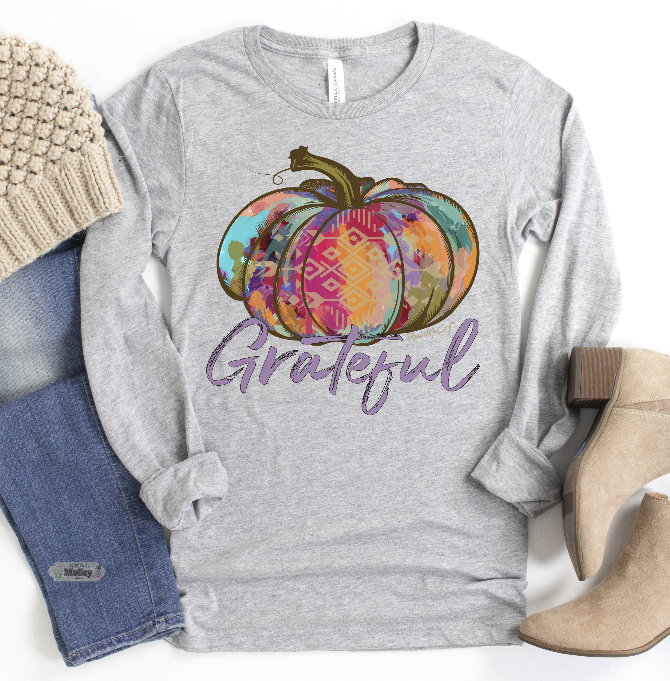 Watercolor Aztec Pumpkin (SEVERAL OPTIONS)