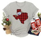 Winter Plaid State Tee