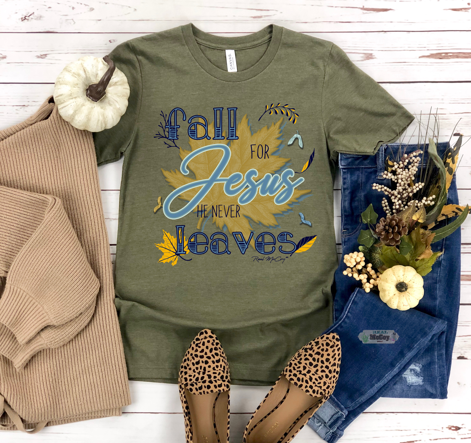 Fall For Jesus (shirt type/color options)