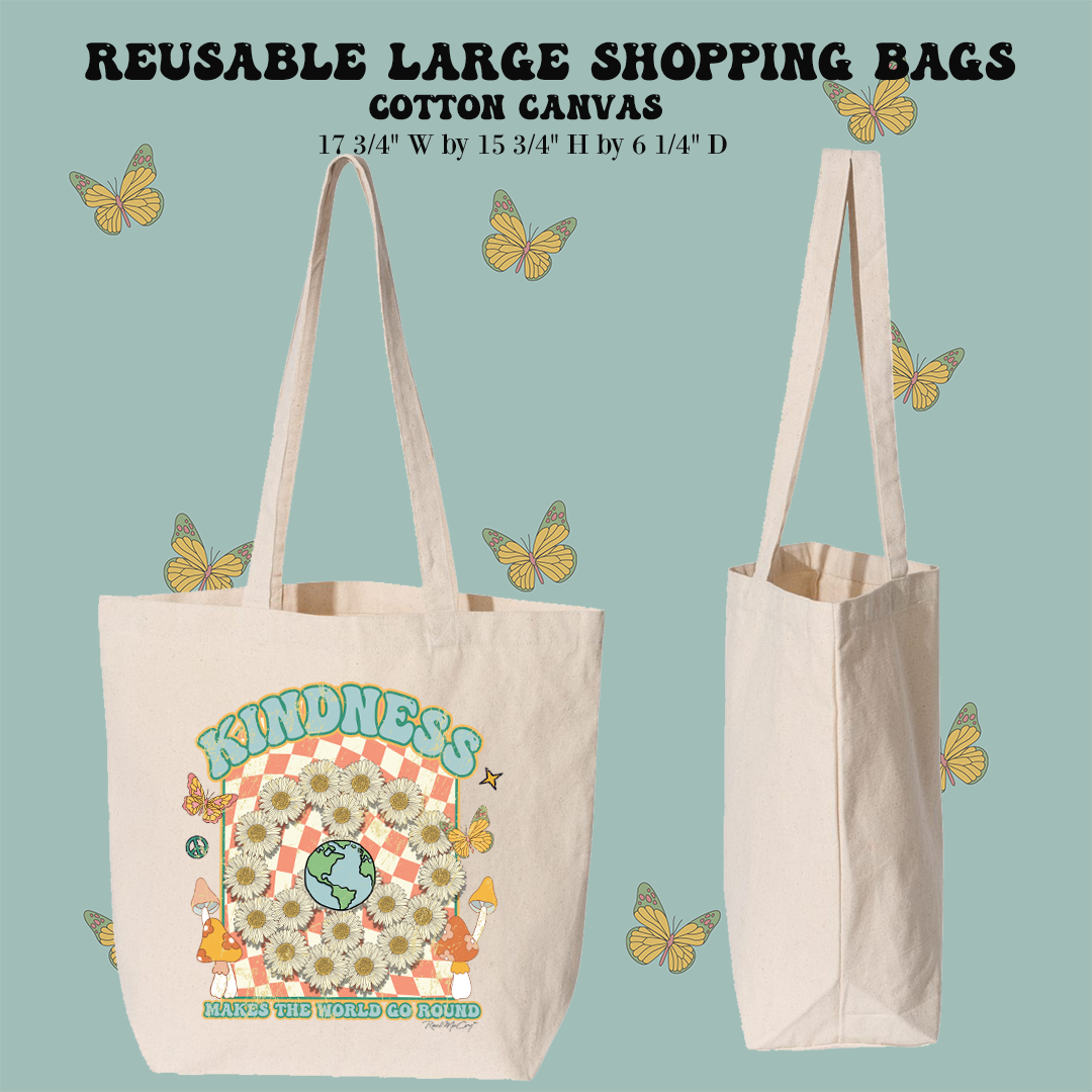 Kind World Reusable Shopping Tote