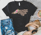 Leopard & Floral State Tee