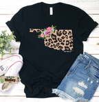 Leopard & Floral State Tee