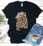 Leopard & Floral State Tee