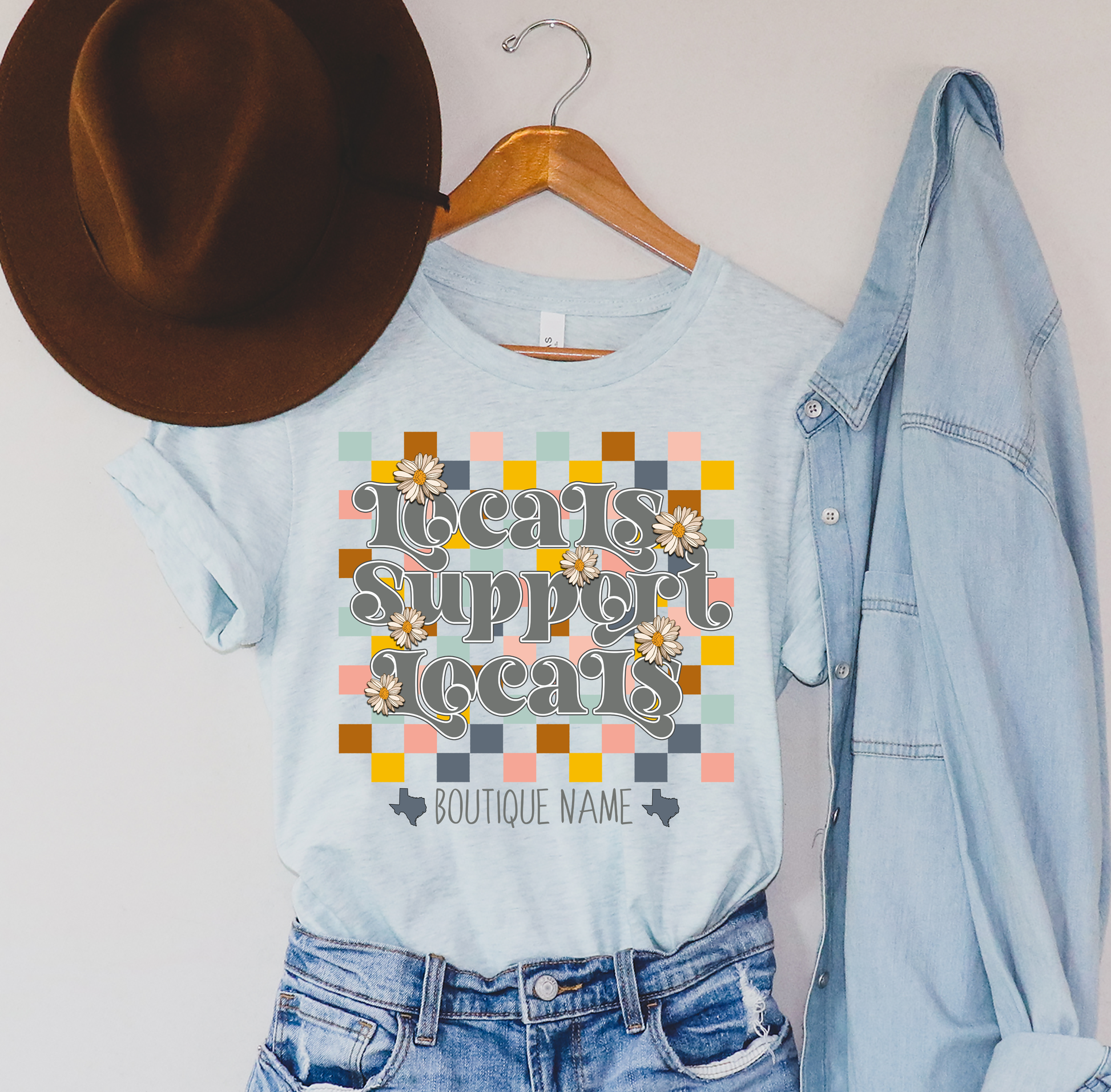 Locals Support Locals Tee