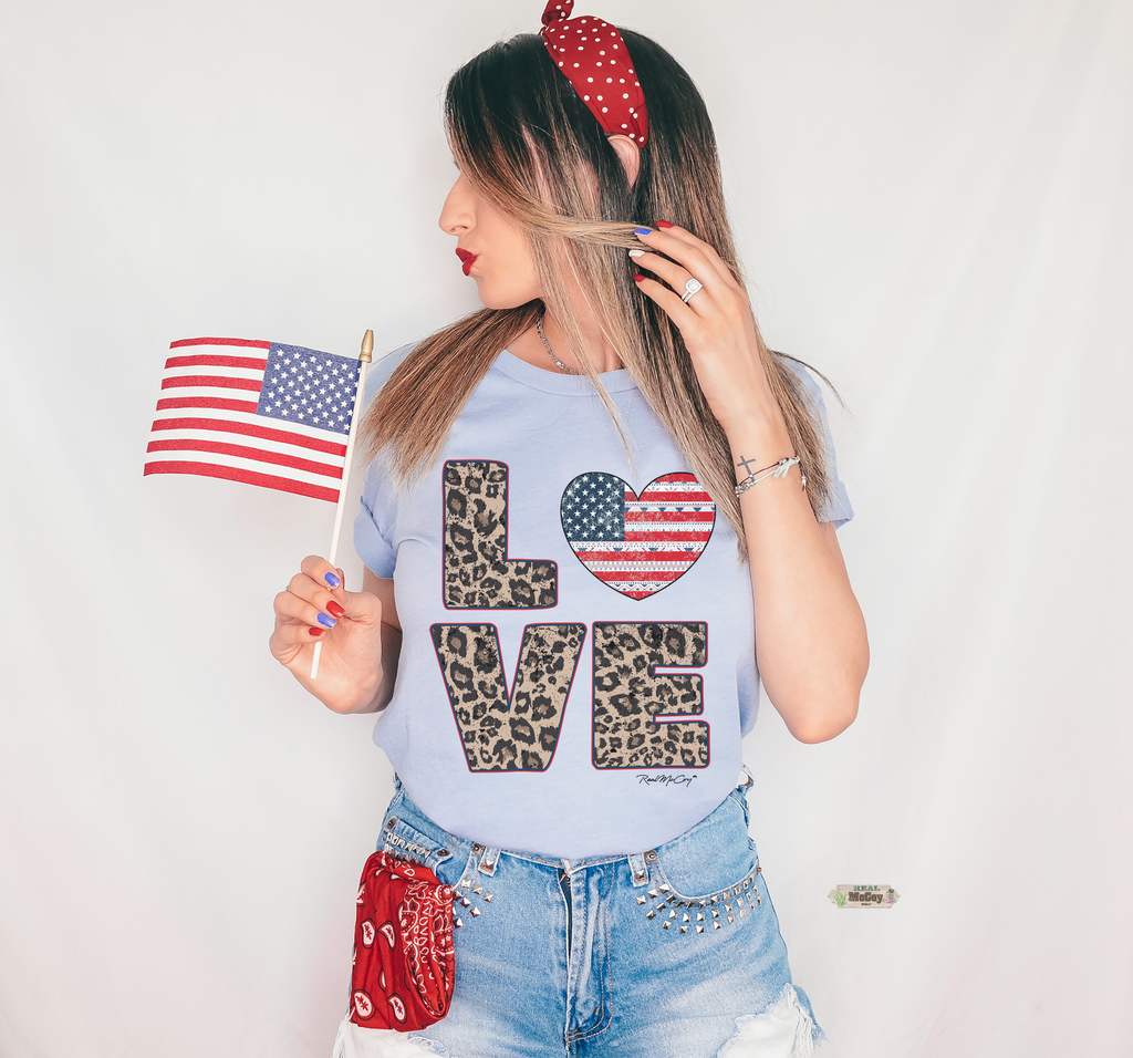 Love USA Tee (Pattern Options)