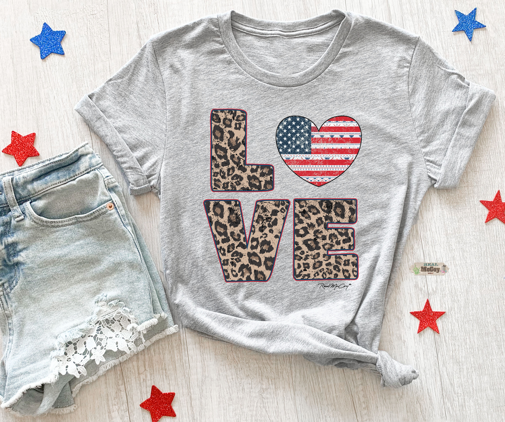 Love USA Tee (Pattern Options)