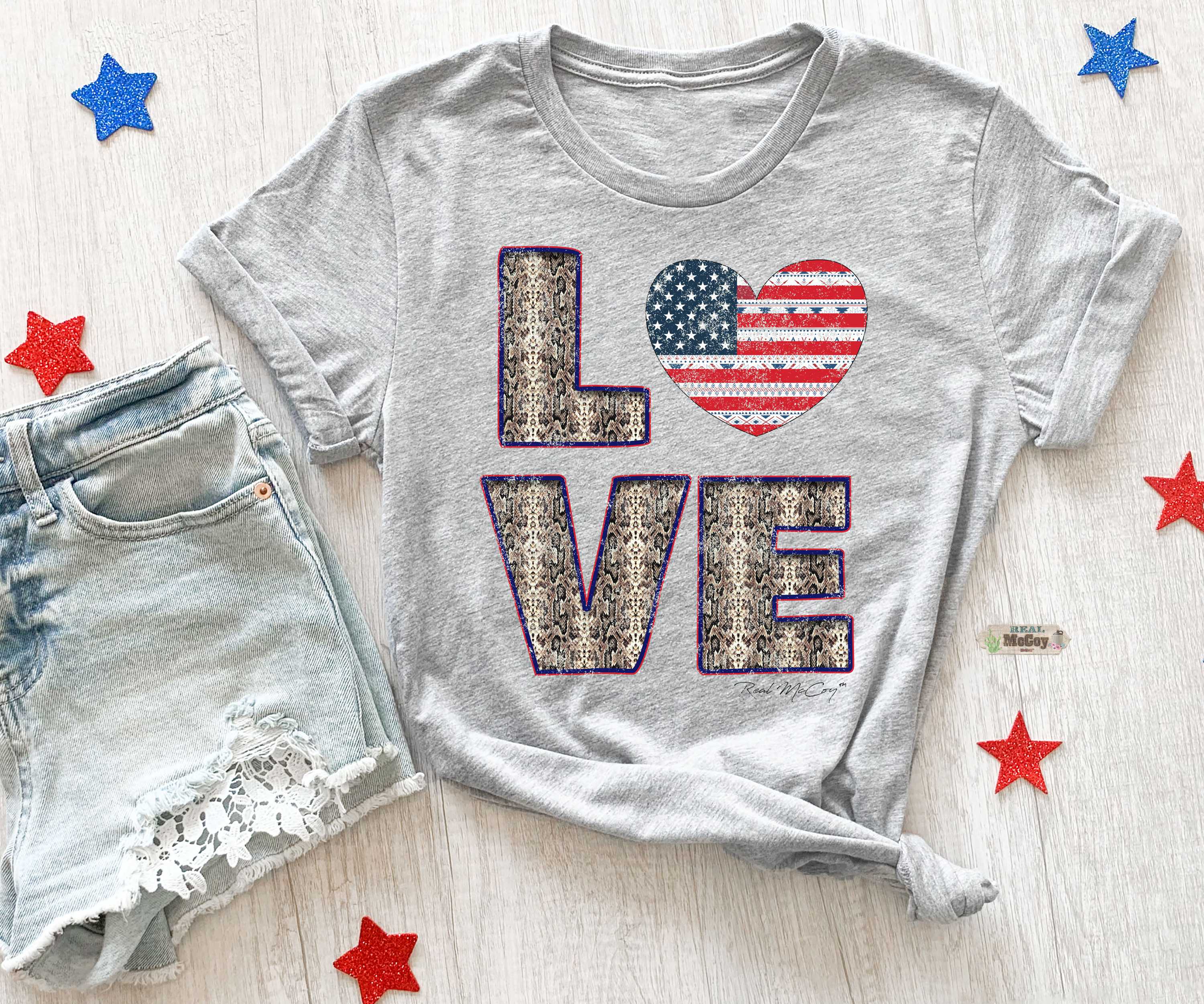 Love USA Tee (Pattern Options)