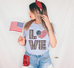 Love USA Tee (Pattern Options)