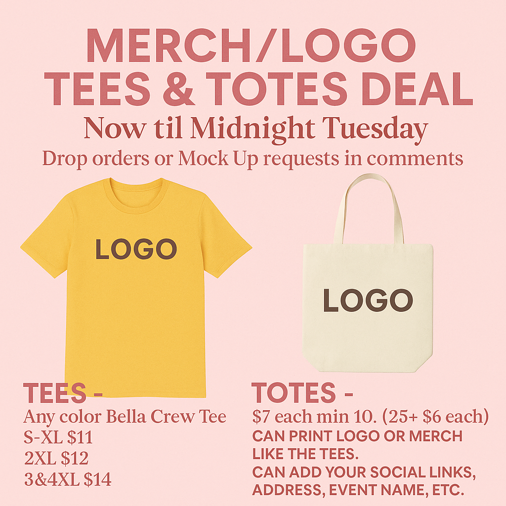 LOGO/Merch Tees & Totes