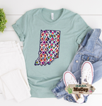 Neon Cheetah State Tee  (All States Available)