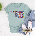 Neon Cheetah State Tee  (All States Available)