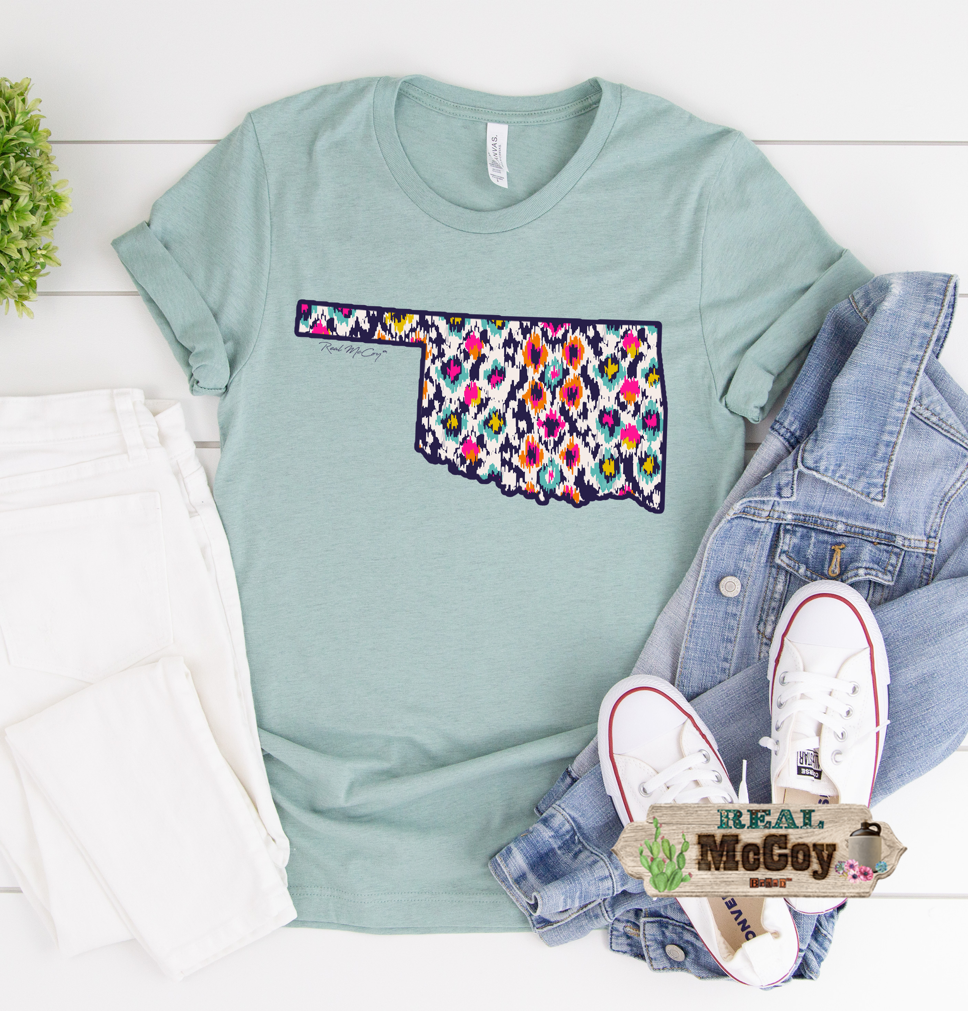 Neon Cheetah State Tee  (All States Available)