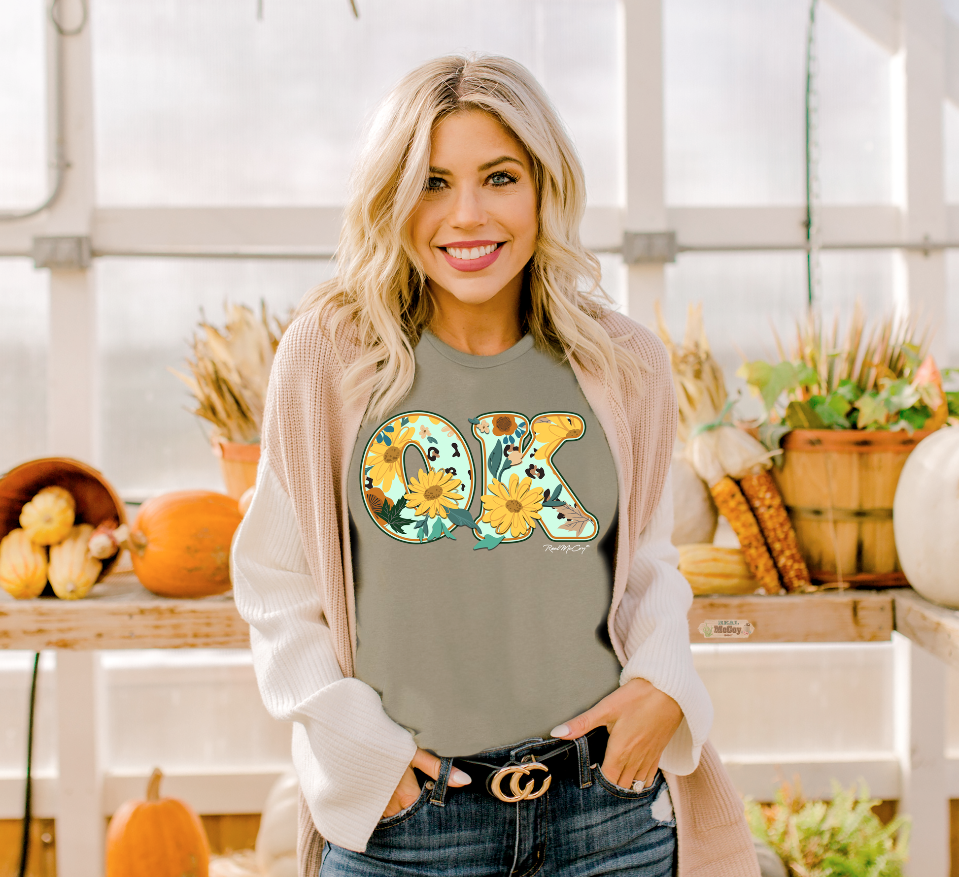 Fall Feels State Shape & Abbrev. Shirt (All states available-Shirt options)