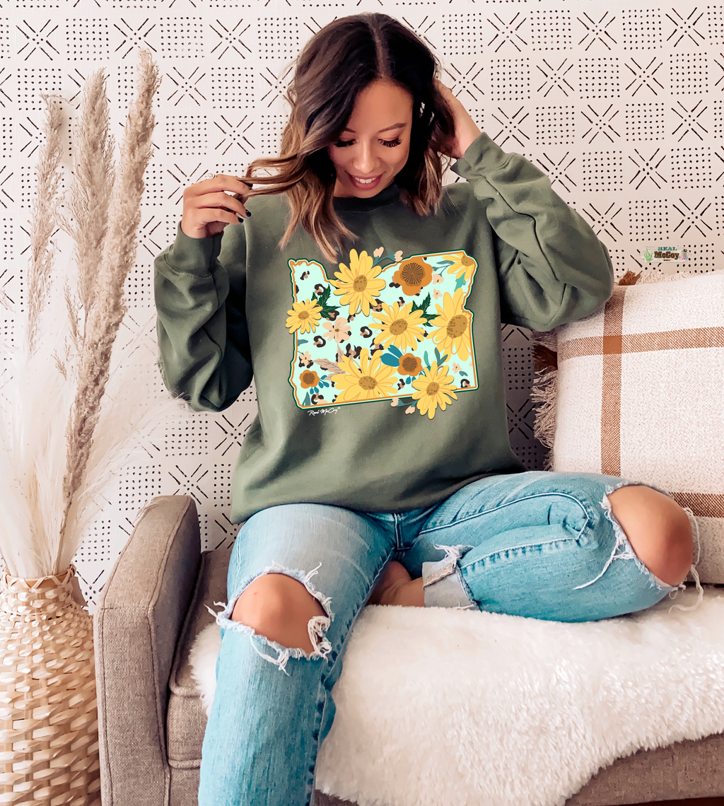 Fall Feels State Shape & Abbrev. Shirt (All states available-Shirt options)