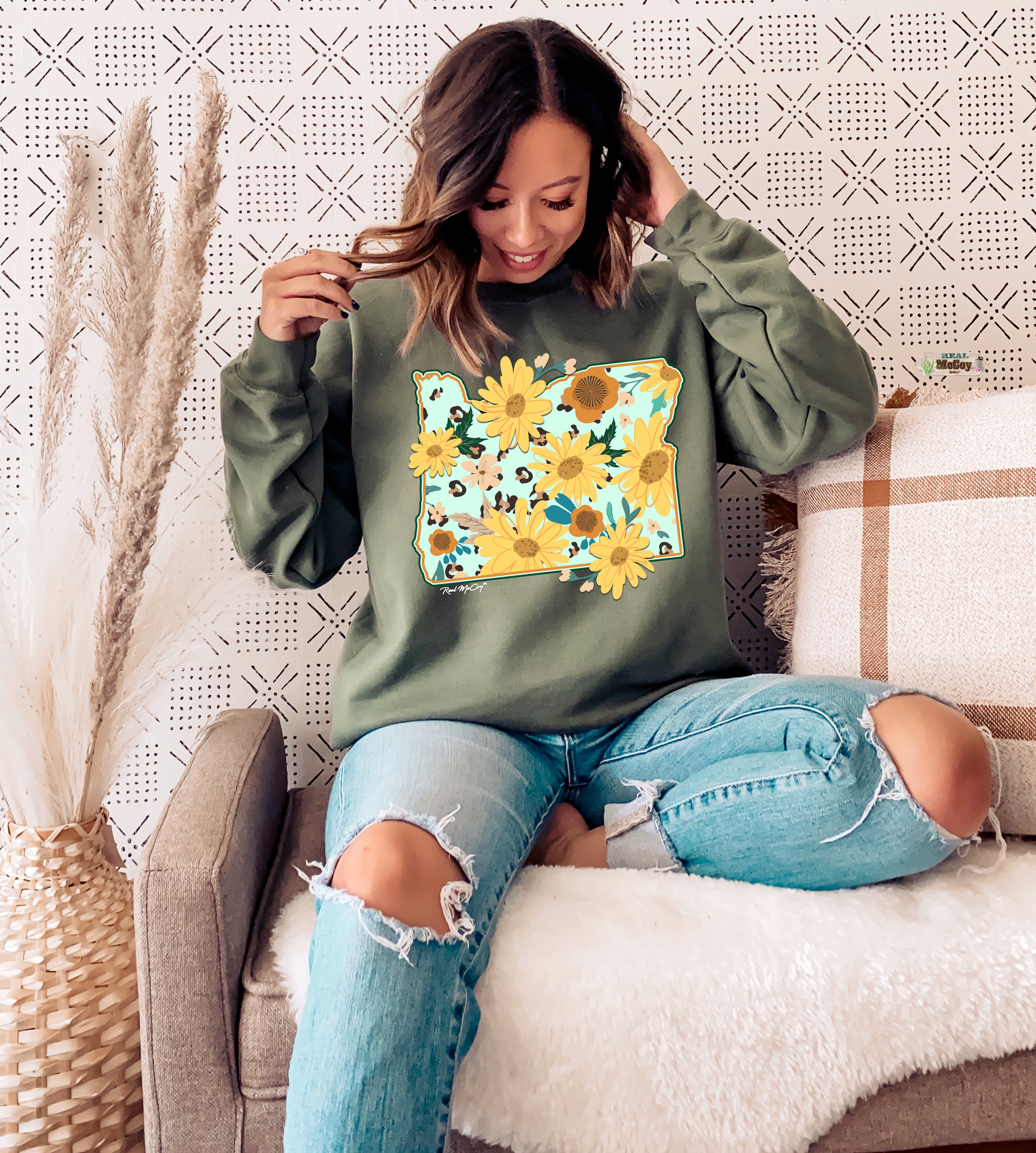 Fall Feels State Shape & Abbrev. Shirt (All states available-Shirt options)