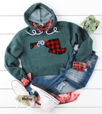 Winter Plaid State Hoodies (Color options)