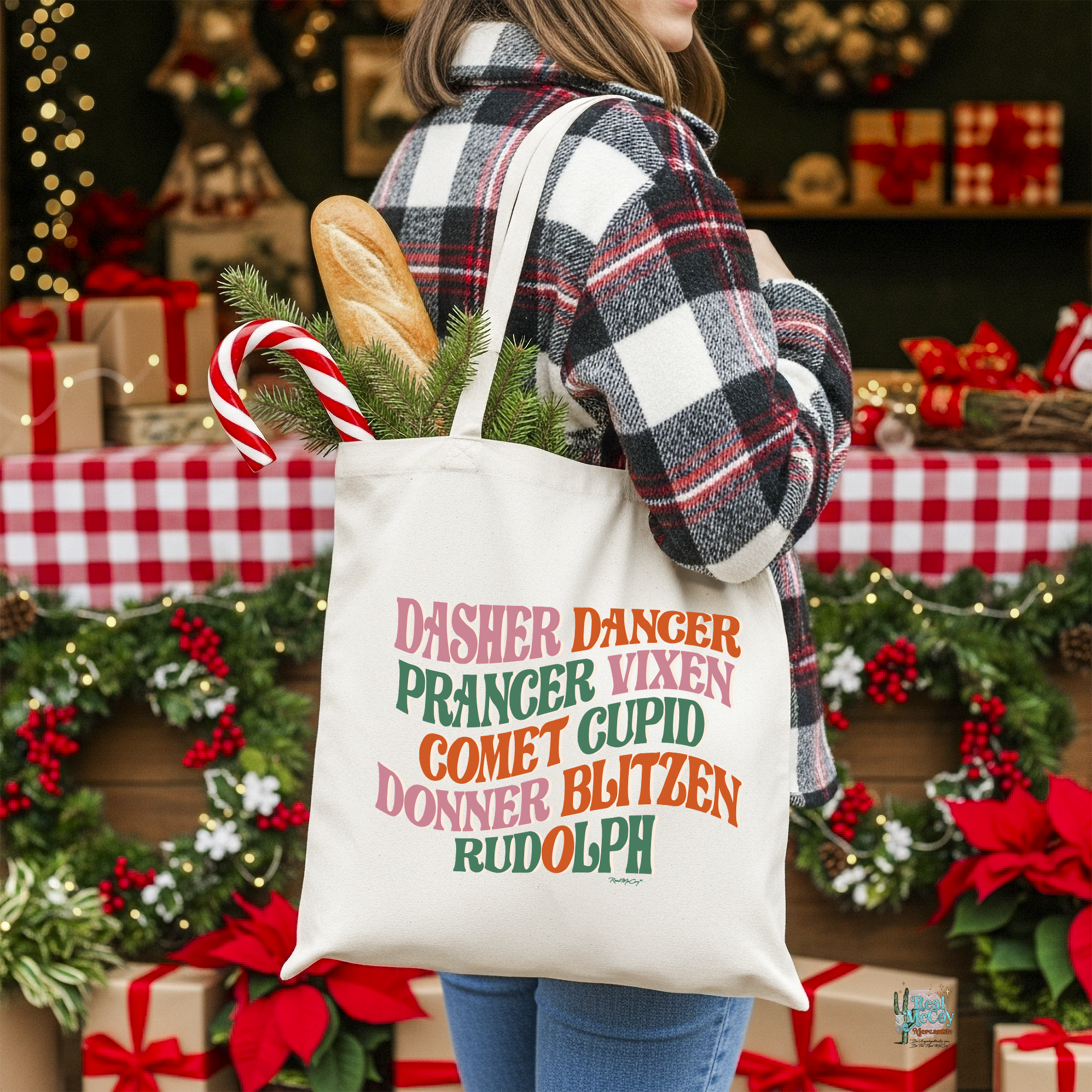 Christmas Tote Bags (Style Options)