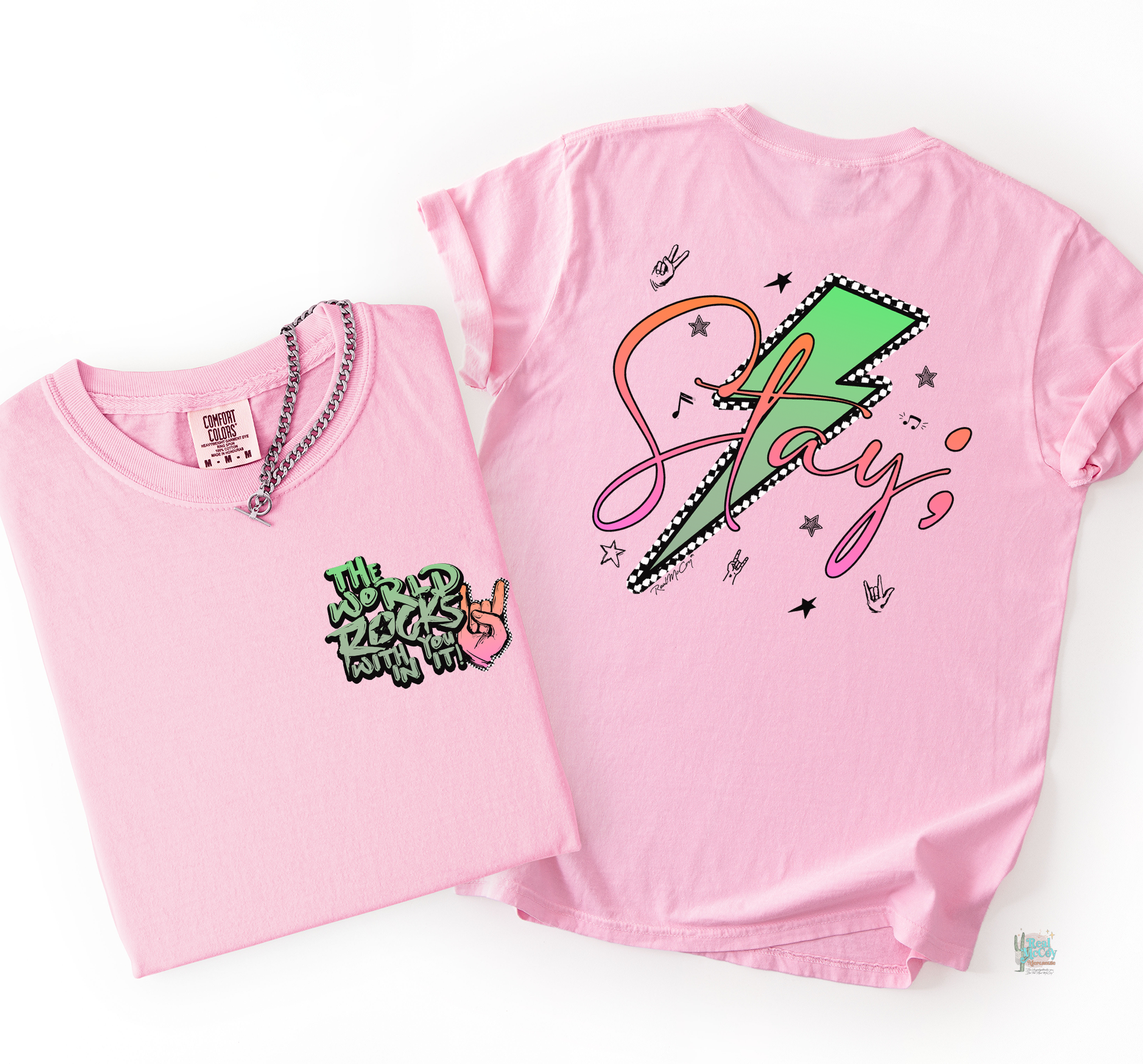 Stay- The World Rocks Tee