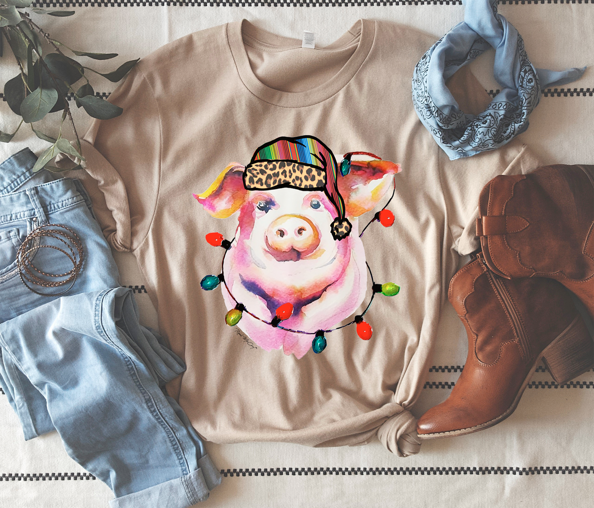 Christmas on the Farm (Animal & tee Options)