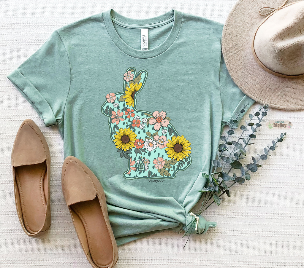 Spring Bunny Tee (Color Options)