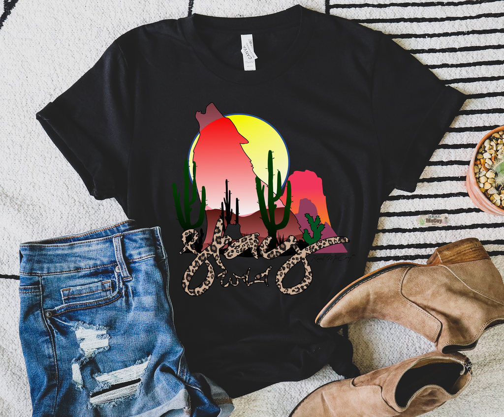 Stay Wild (Pattern & Tee Color Options)