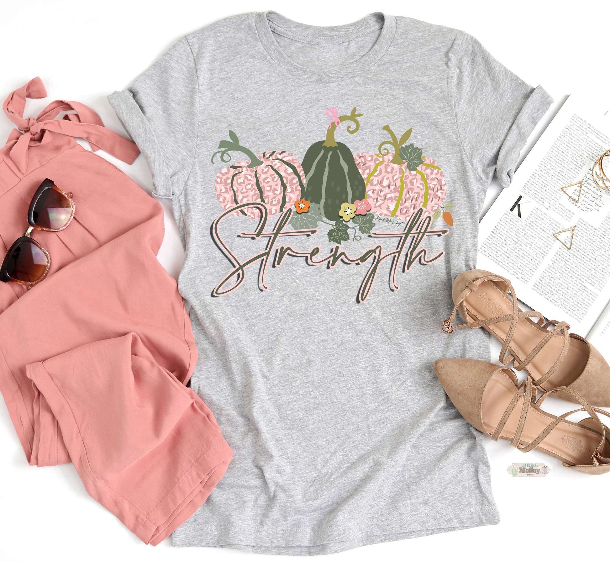 Strength-Breast Cancer Awareness Tee