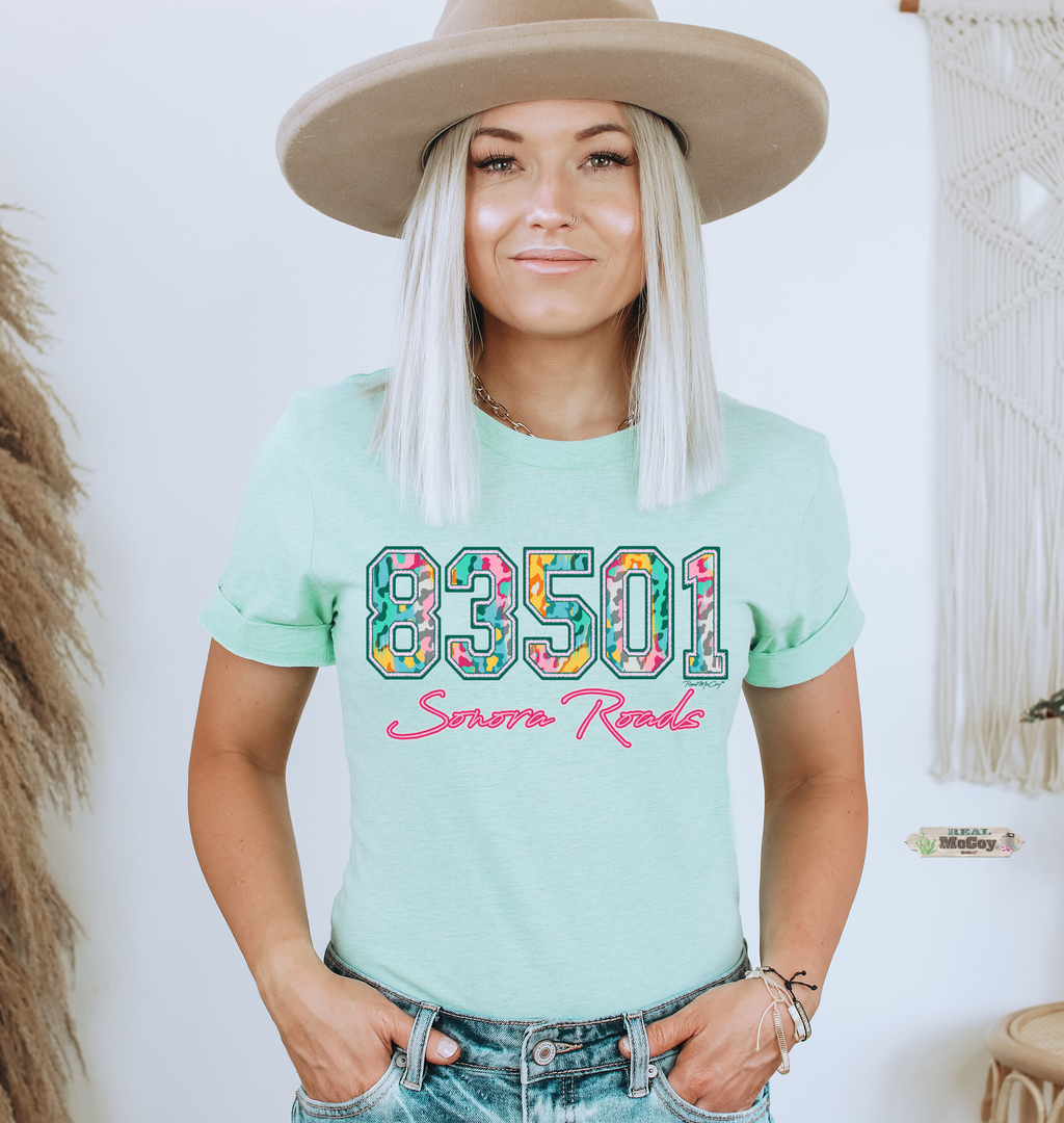 Summer Leopard State/Zip (Completely customizable)