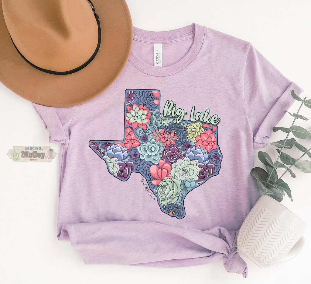 Summer Succulent City/State Tees