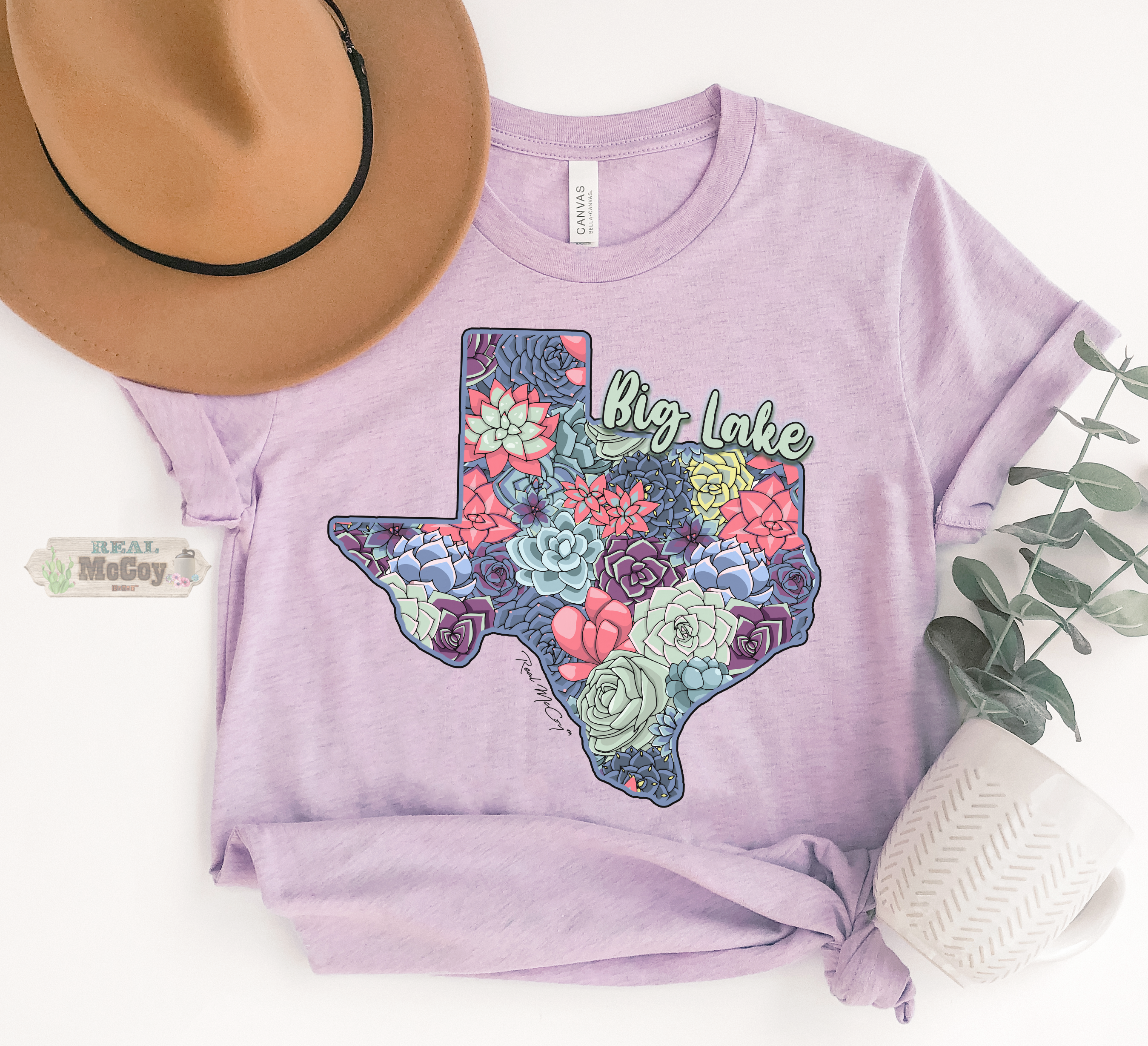 Summer Succulent City/State Tees