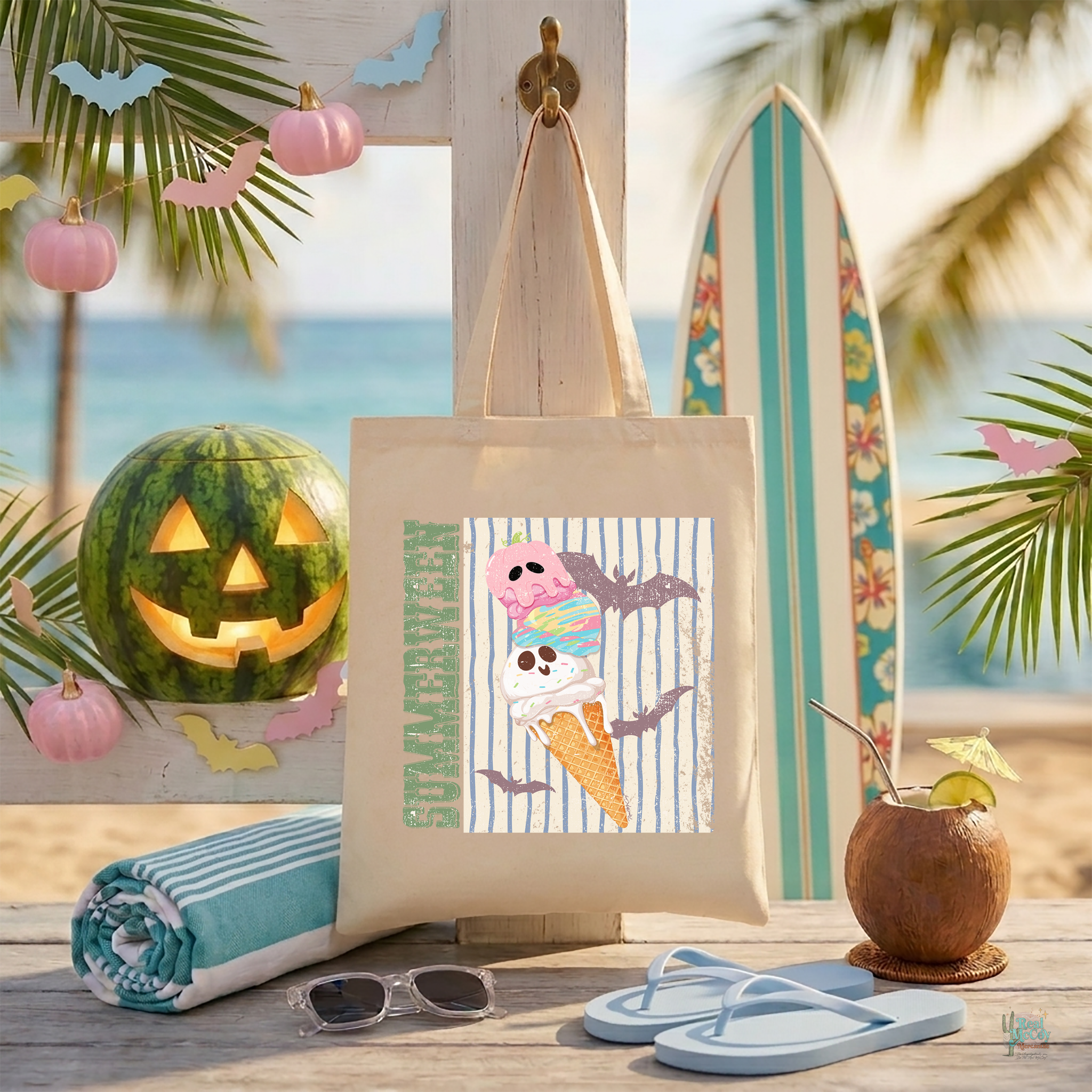 Summerween Tote Bags